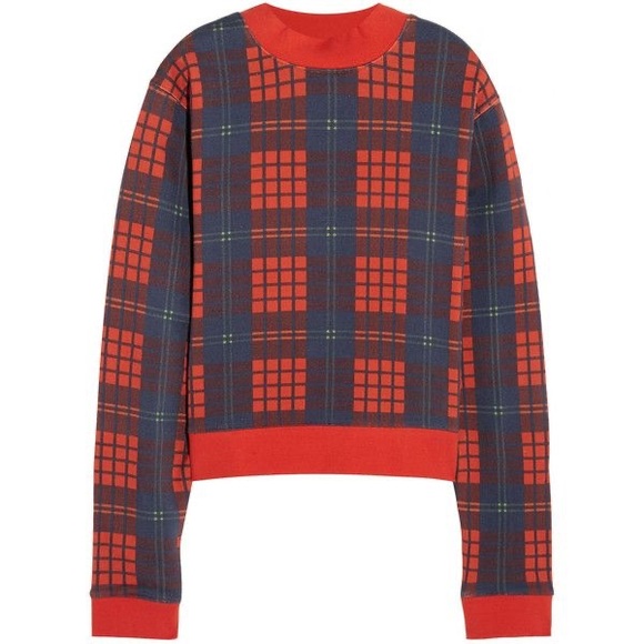 tartan sweatshirt